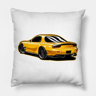 MAZ DA RX7 illustration Pillow