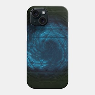 Planet Space Goth Teal Fantasy Phone Case