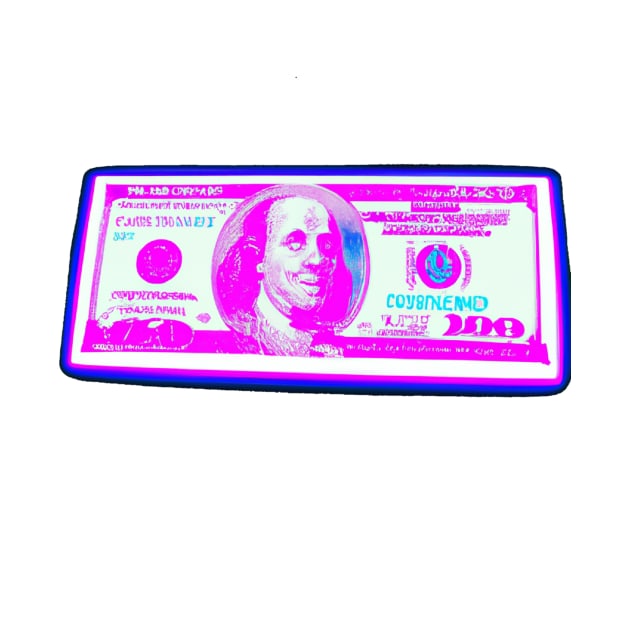 Cash Money Pink Hundred Dollar Bill by ShopSunday