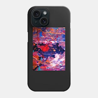 Perseption in Magenta - painting by Avril Thomas - Adelaide Artist Phone Case