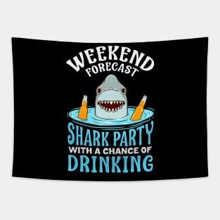 Weekend Forecast: Shark Party with Drinking Tapestry