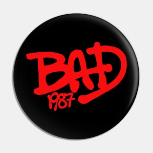 BAD Michael Jackson Pin