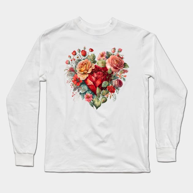 Colorful bunch of flowers - Flower - Long Sleeve T-Shirt