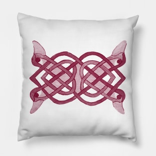 Purple Duck Celtic Tracery Pillow