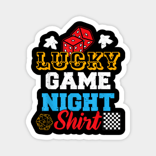 Funny Board Game Lucky Game Night Magnet