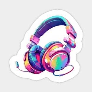 Retro 90s Headphones Magnet