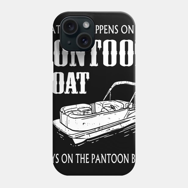 Pontoon boat what happens Phone Case by Lomitasu