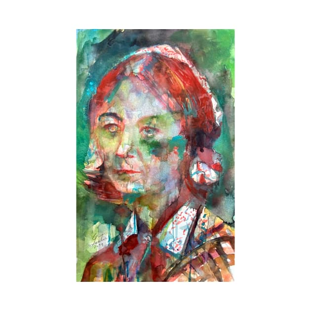 FLORENCE NIGHTINGALE watercolor portrait .2 by lautir