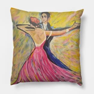 waltz couple Pillow