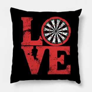 LOVE Dartboard Pillow