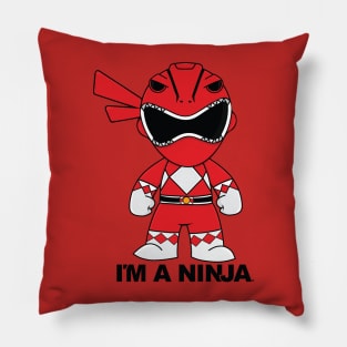 I'M A NINJA Cosplay 05 on Red Pillow