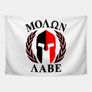 Mod.25 Molon Labe Greek Spartan Tapestry