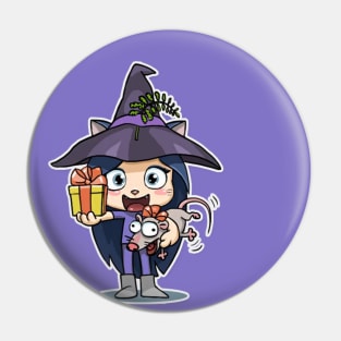 Kitty The Witch Happy Birthday. Pin