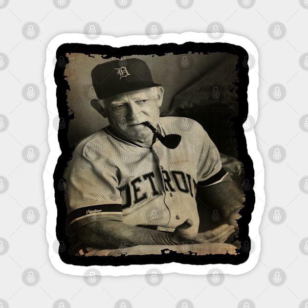 Sparky Anderson in Detroit Tigers Vintage Magnet by TiiAR MANEH99 