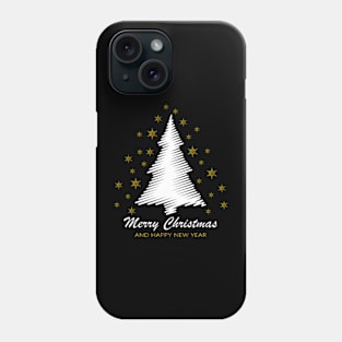 Joyful Festivities - Merry Christmas and Happy New Year Celebration Phone Case