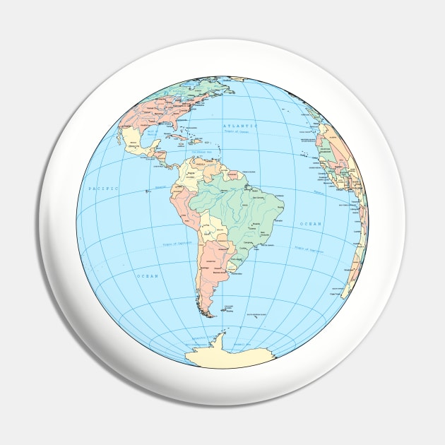 WORLD GLOBE Pin by ghjura