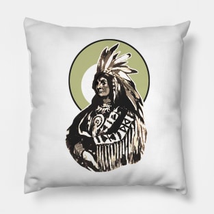 Native American Apache Chief Pillow