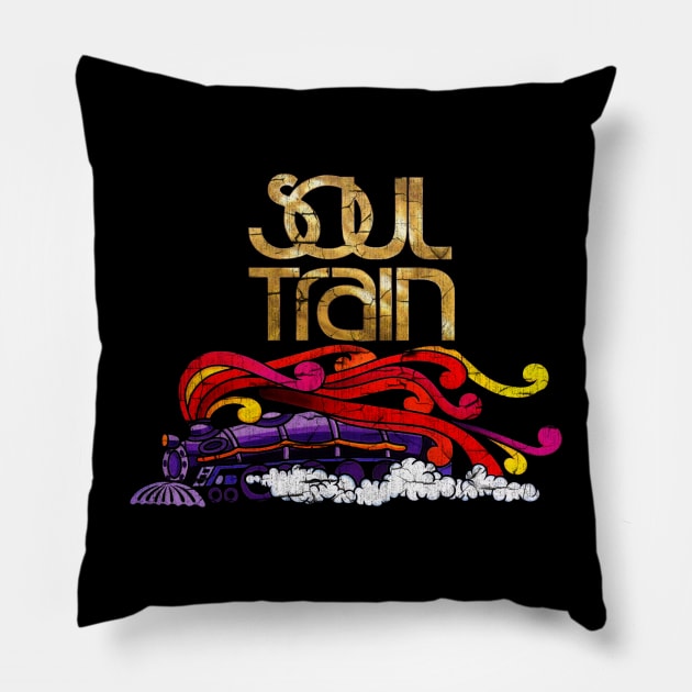 Retro Soul Pillow by Kena Ring Arts