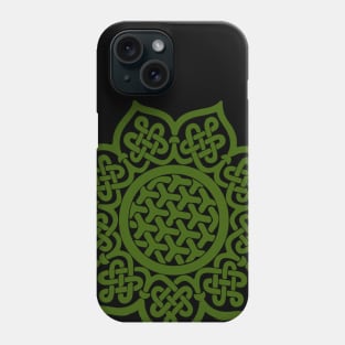 Green Celtic Mandala Phone Case