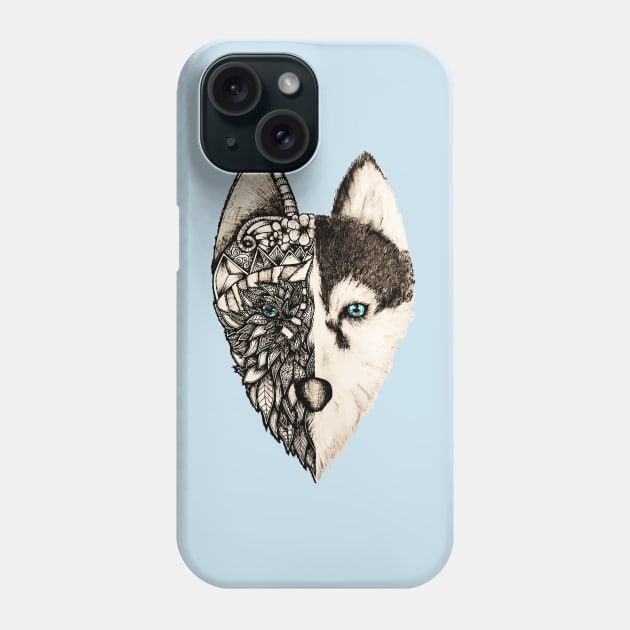 husky Phone Case by Lamink