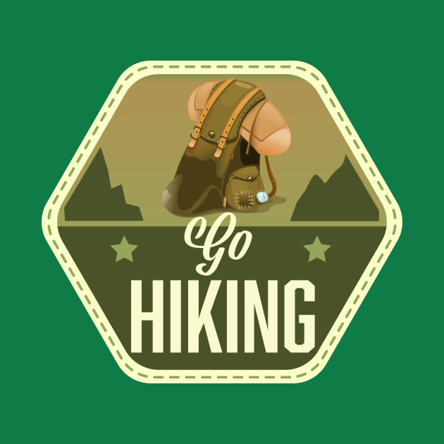 Go Hiking Patch by nickemporium1