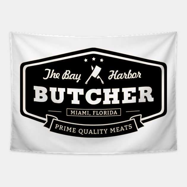 Dexter The Bay Harbor Butcher Tapestry by positive_negativeart