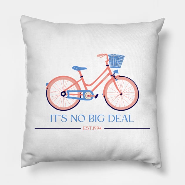 it's no big deal bike harry's house Pillow by goblinbabe