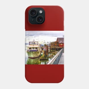 Boats on the La Conner Waterfront Phone Case