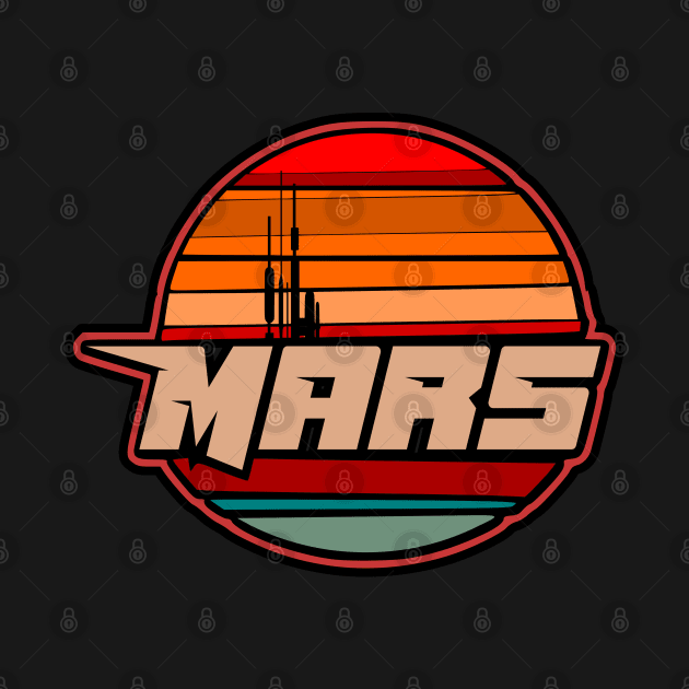 Mars mission badge space exploration conquest by SpaceWiz95