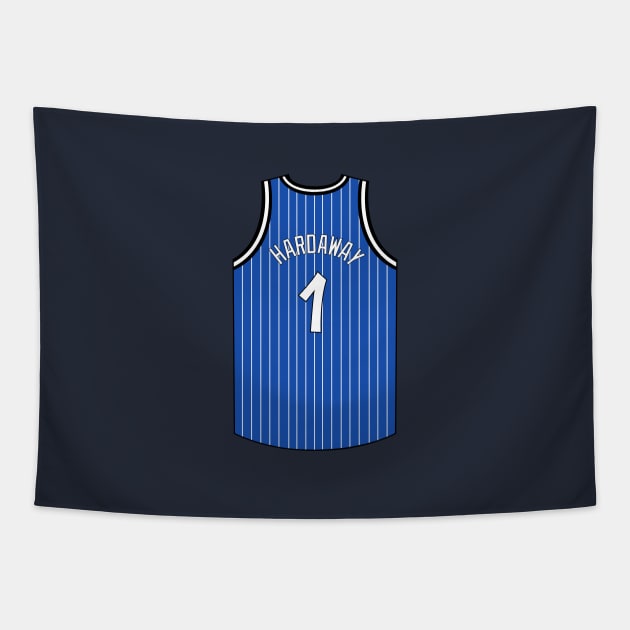 Penny Hardaway Orlando Jersey Qiangy Tapestry by qiangdade