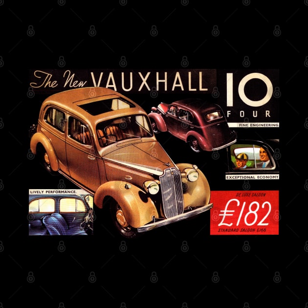 Classic Vintage Vauxhall 10 Four Motor Car Motormaniac by MotorManiac