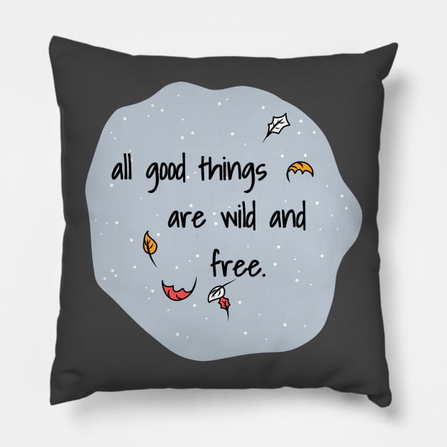 Wilderness Quote Pillow by faiiryliite