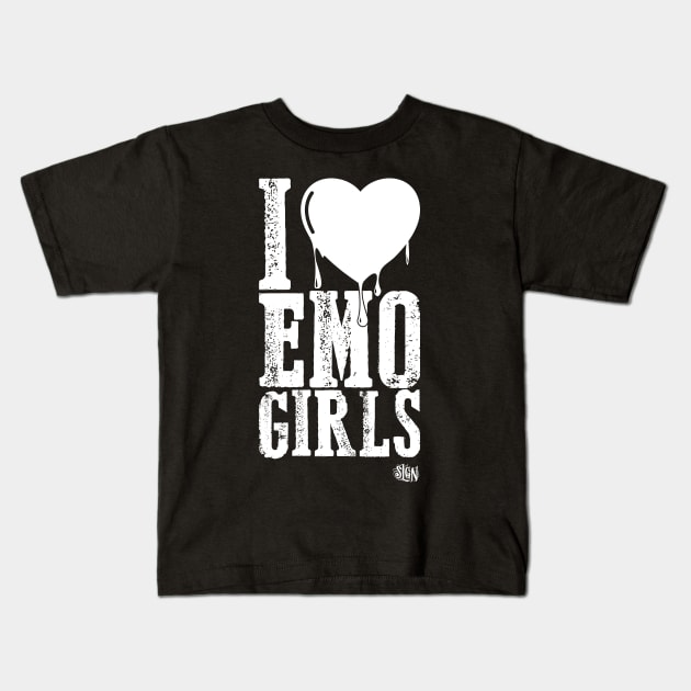 I LOVE HEART EMO GIRLS T-Shirt