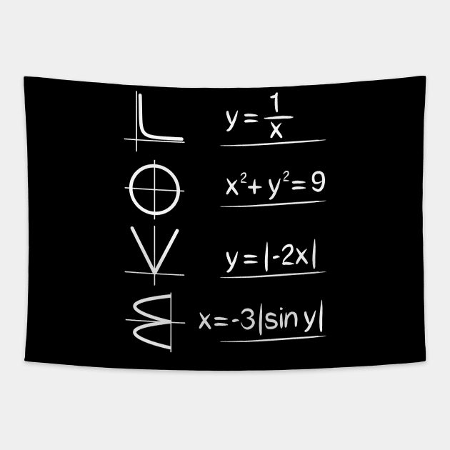 Physics Math Mathematics Love Physicist Gift Tapestry by Krautshirts