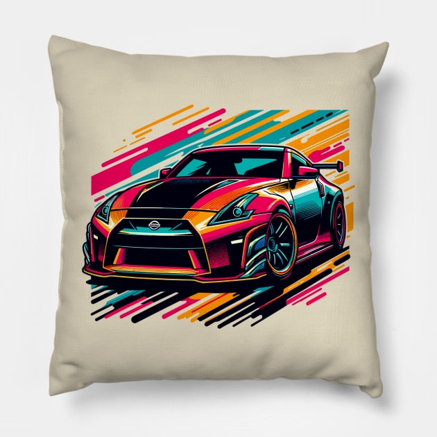 Nissan Z Pillow by Vehicles-Art