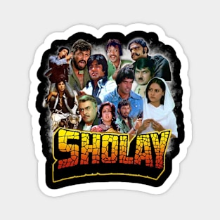 Sholay - Iconic Bollywood movie Magnet