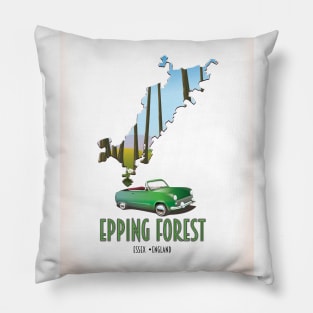 Epping Forest Essex England map Pillow