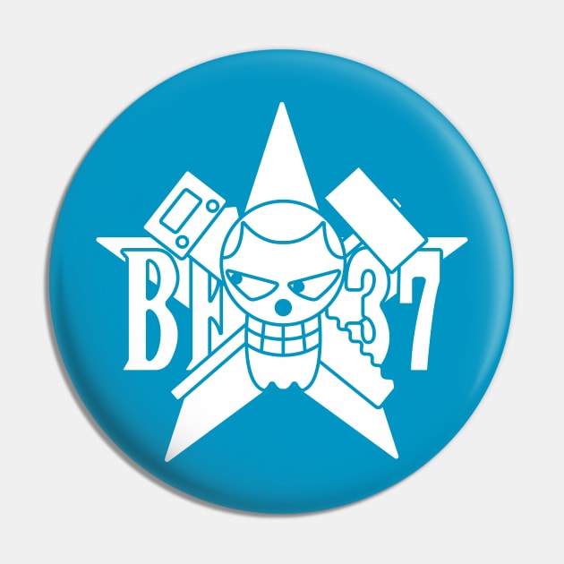 Franky Jolly Roger 3 Pin by onepiecechibiproject