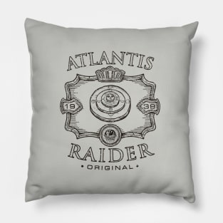 Atlantis Raider distressed Pillow