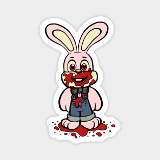 Pink Robbie the Rabbit Magnet