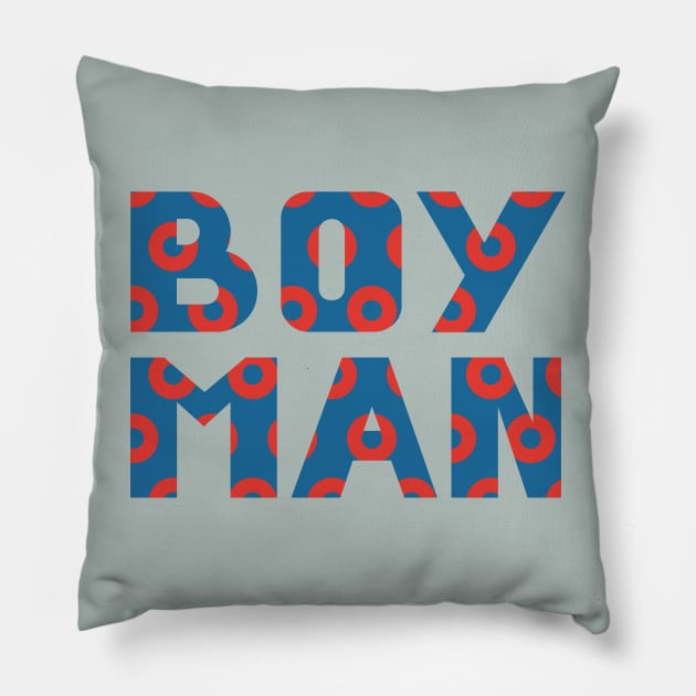 Phish Boy Man Pillow by NeddyBetty