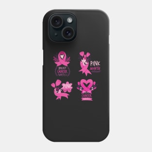 In October We Wear Pink Breast Cancer Awareness Survivor Phone Case