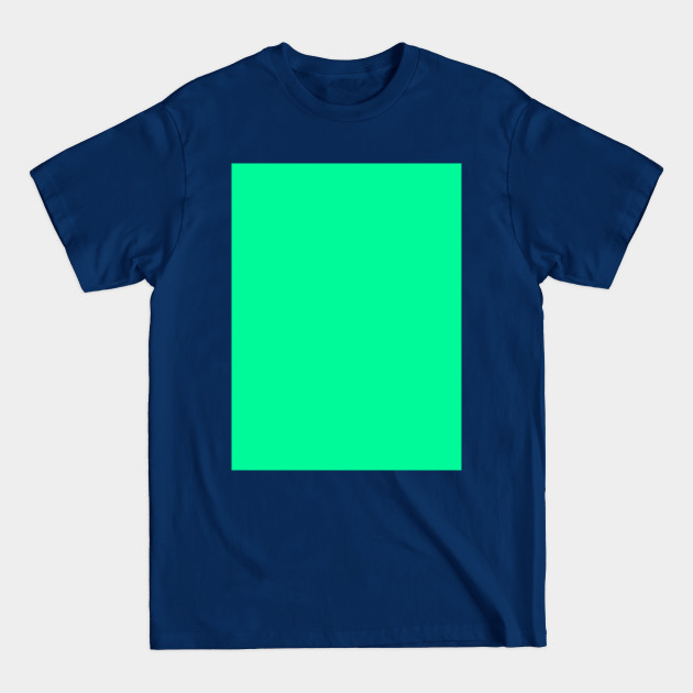 Discover PLAIN SOLID COLOR Medium Spring Green - Green - T-Shirt