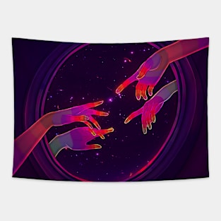 Cosmic Touch Tapestry