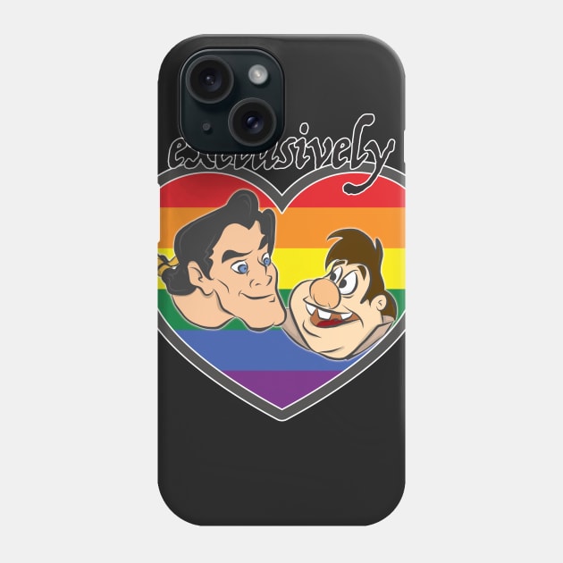 Exclusively Gaston and Lefou Phone Case by PrinceHans Designs