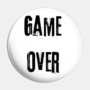 Game Over Pin