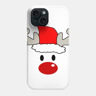 Santa Rudolph the Red Nose Reindeer Phone Case