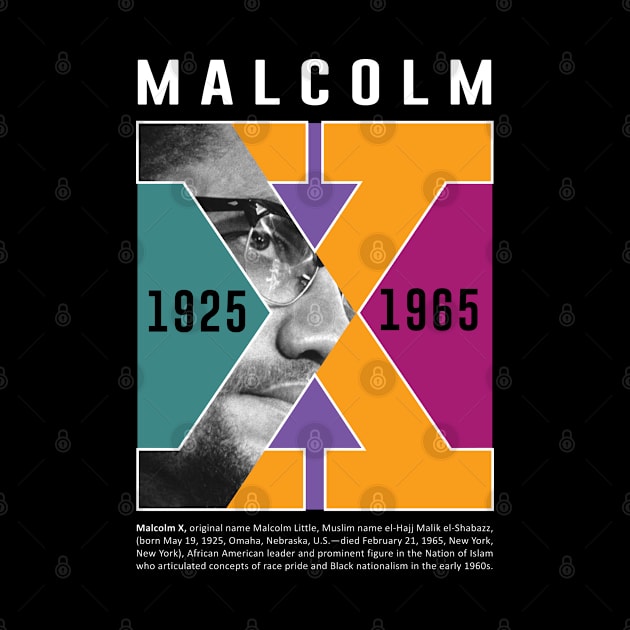 malcolm X history black month by ZUNAIRA