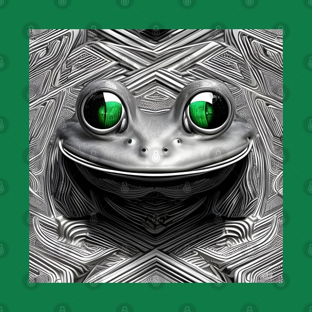 Frogger Spirit Animal (2) - Trippy Psychedelic Frog by TheThirdEye