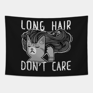 Long Hair Don't Care Tapestry